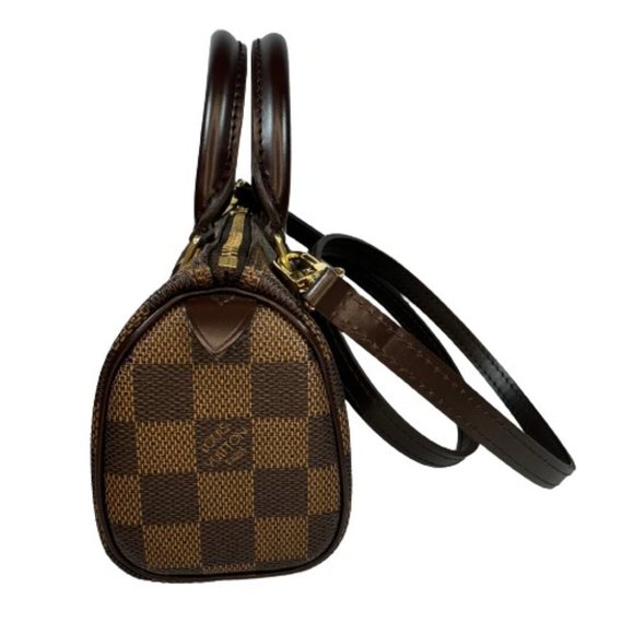 Louis Vuitton Damier Ebene Mini Sac HL Speedy bag Authentic LV handbag Vintage - Picture 16 of 16